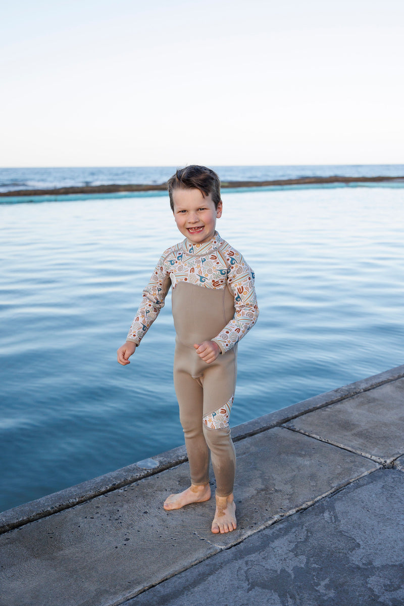 Kids Wetsuit Full Length Steamer - Reef