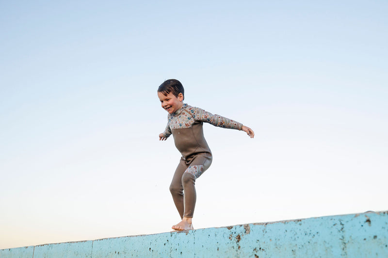 Kids Wetsuit Full Length Steamer - Reef